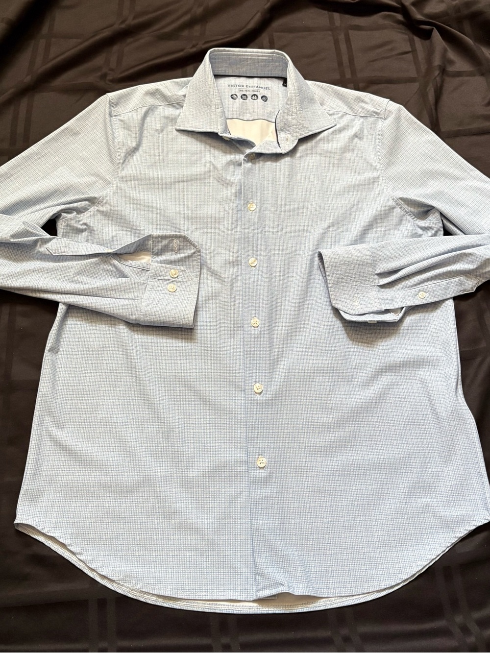 Victor Emmanuel The Tech Shirt Mens Large Performance Stretch Long Sleeve